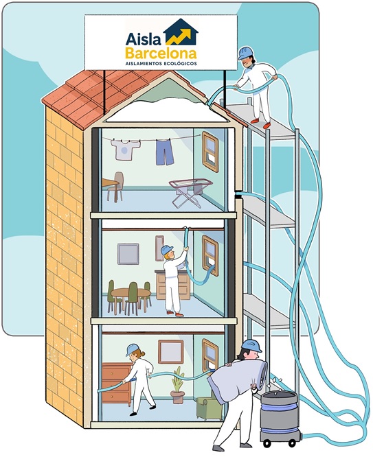 aislamiento insuflado Barcelona