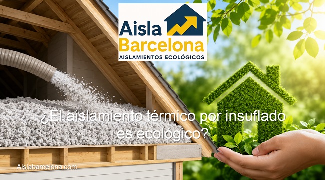 El aislamiento térmico por insuflado es ecológico