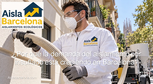Por qué la demanda del aislamiento por insuflado está creciendo en Barcelona